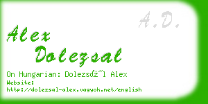 alex dolezsal business card